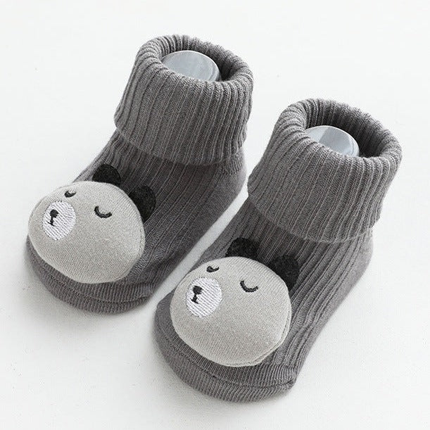 Non Slip Sleepy Bear Socks - Meems