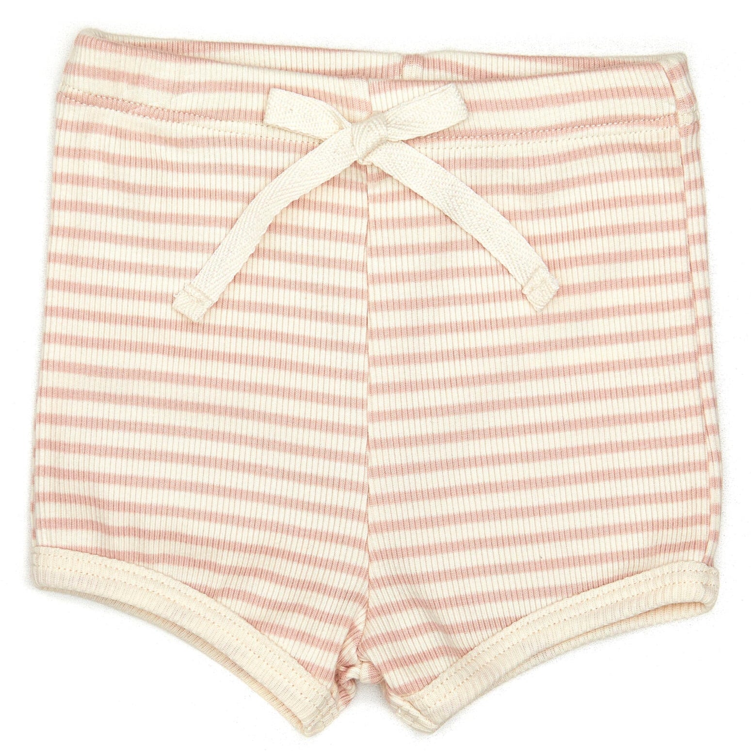 Pink SS Rib Shorts