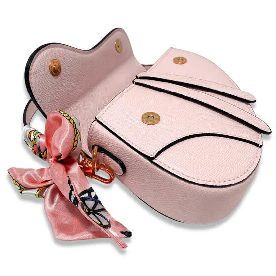 Saddle Purse with Scarf