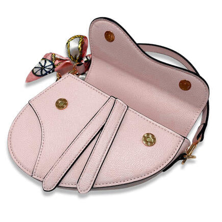 Saddle Purse with Scarf