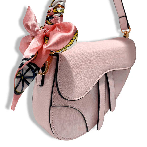 Saddle Purse with Scarf