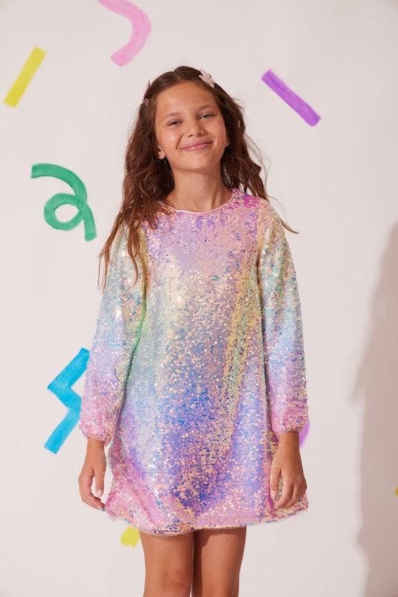 Sequin Ombre Party Dress - Meems