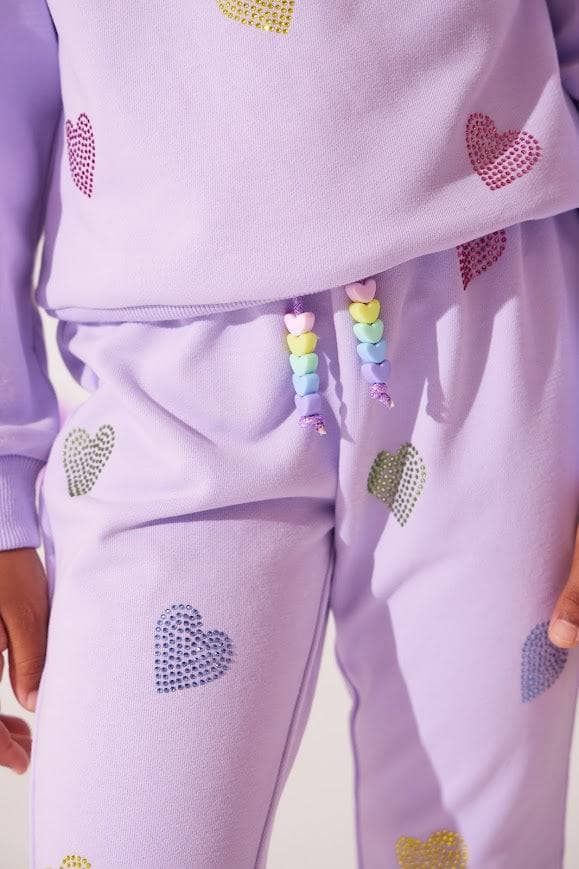 Lavender Crystal Hearts Set - Meems