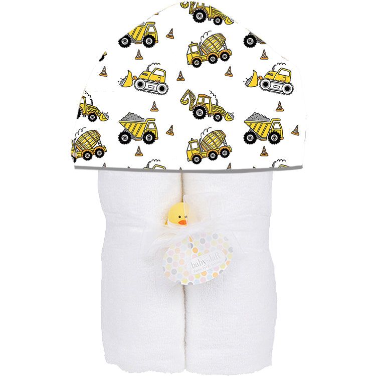 Construction Deluxe Hooded Towel - Meems