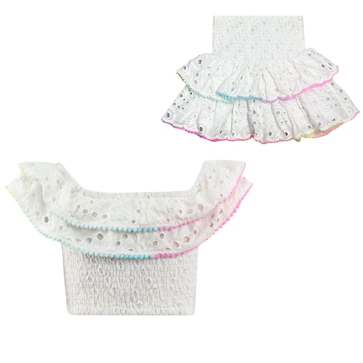Rainbow Fancy Eyelet Set - Meems