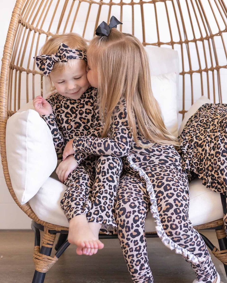 Kiara Ruffled "Leopard" Convertible Romper