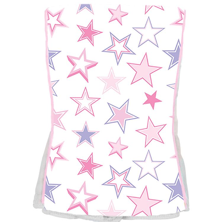 Starry Sky Pink Burp Cloth - Meems