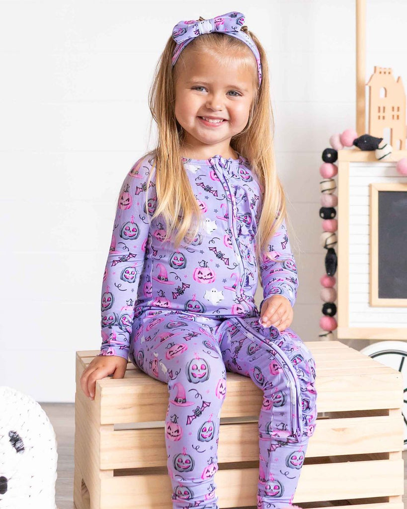 Audrey Halloween Ruffled Poppy Convertible Romper - Meems