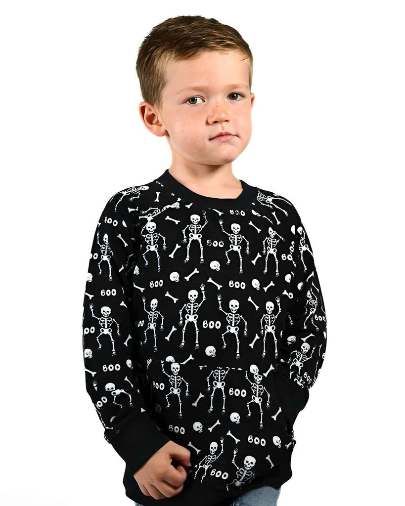 Damien Halloween Skulls Sweatshirt - Meems
