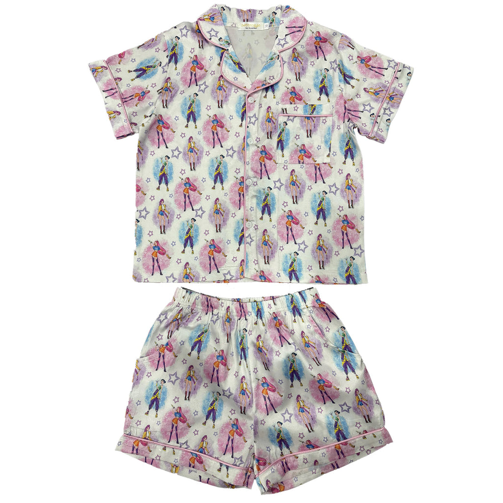 K-Pop Demon Hunters Satin Loungewear Set - Meems