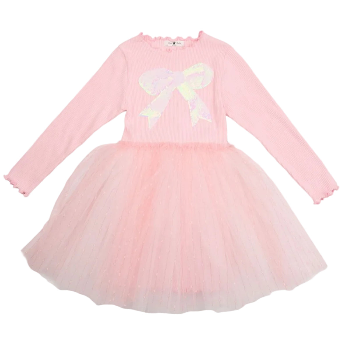 Quincy Long Sleeve Bow Tutu Dress