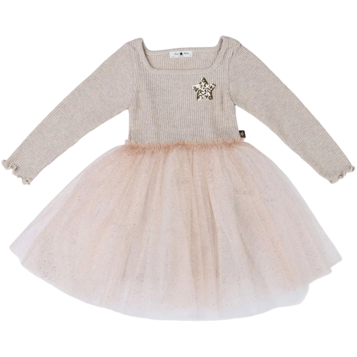 Lilia Long Sleeve Star Tutu Dress