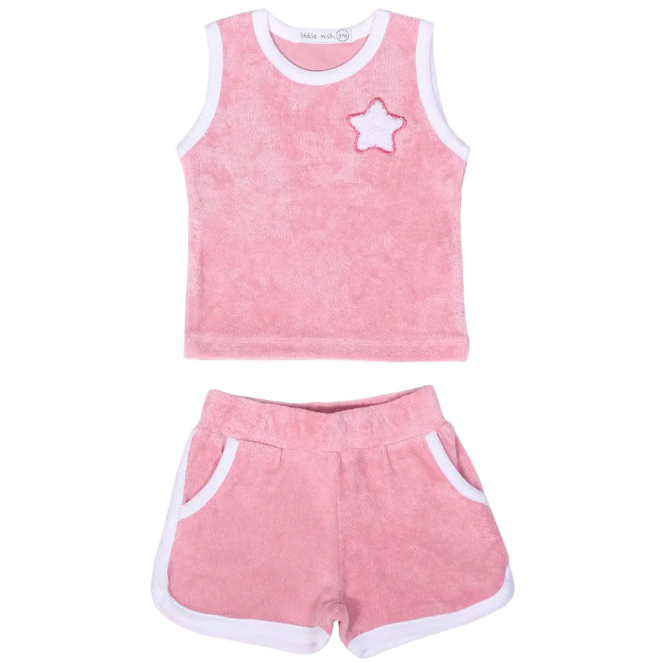 Chenille Star Terry Tank Set