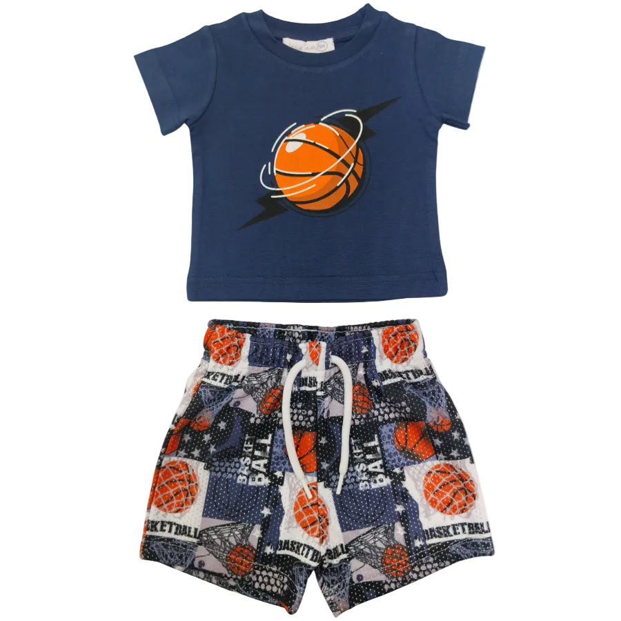 Basketball Mesh Shorts Set