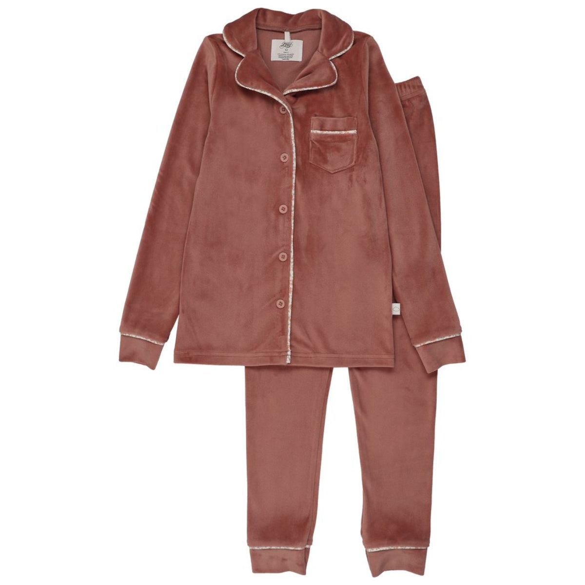 Pink Velour Grandpa Pajamas