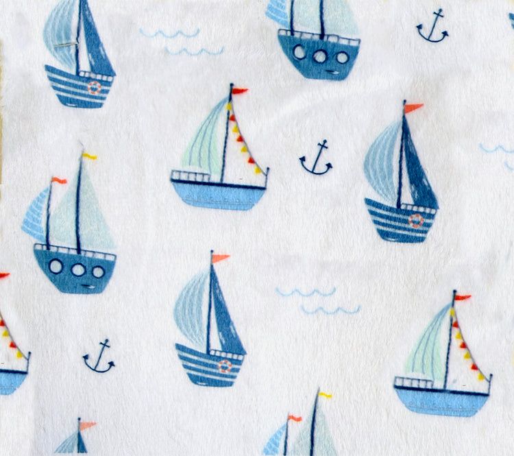 Sailboats Deluxe Hooded Towel