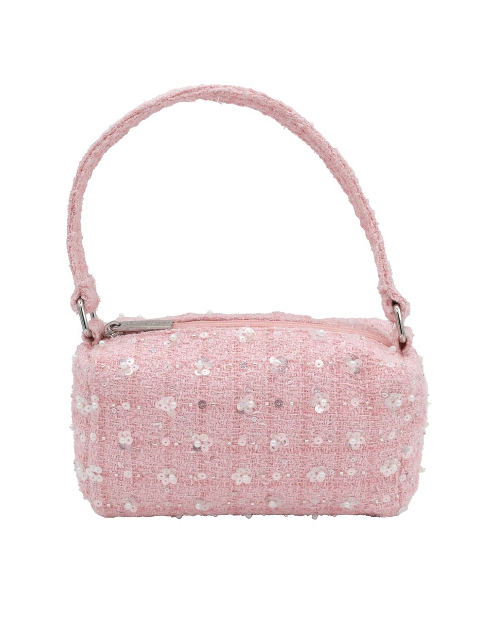 Pink Tweed Purse
