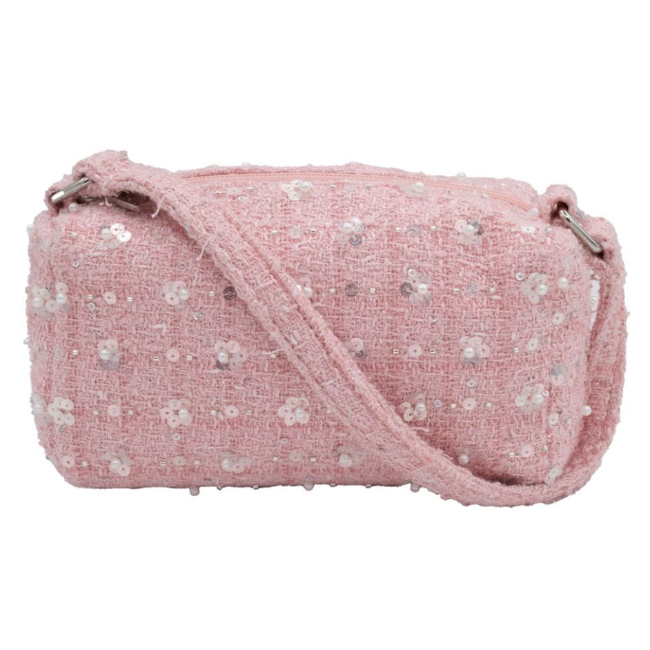 Pink Tweed Purse
