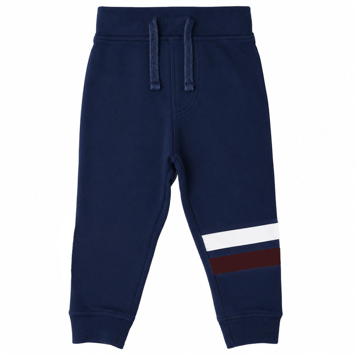 Navy Stripe French Terry Jogger