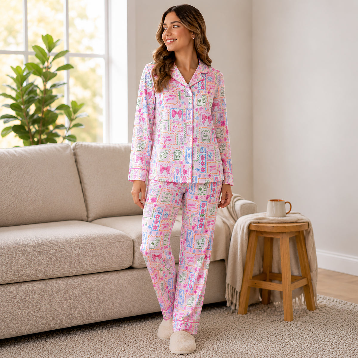 Adult  Mahjong Loungewear Set