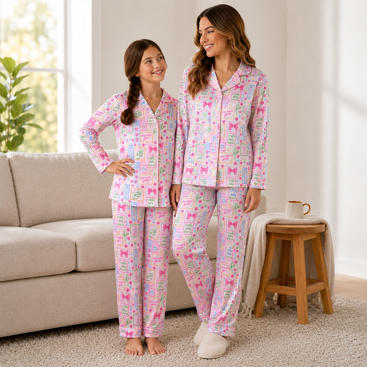 Adult  Mahjong Loungewear Set