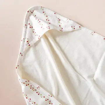 Strawberry Rose Hooded Towel Baby Gift