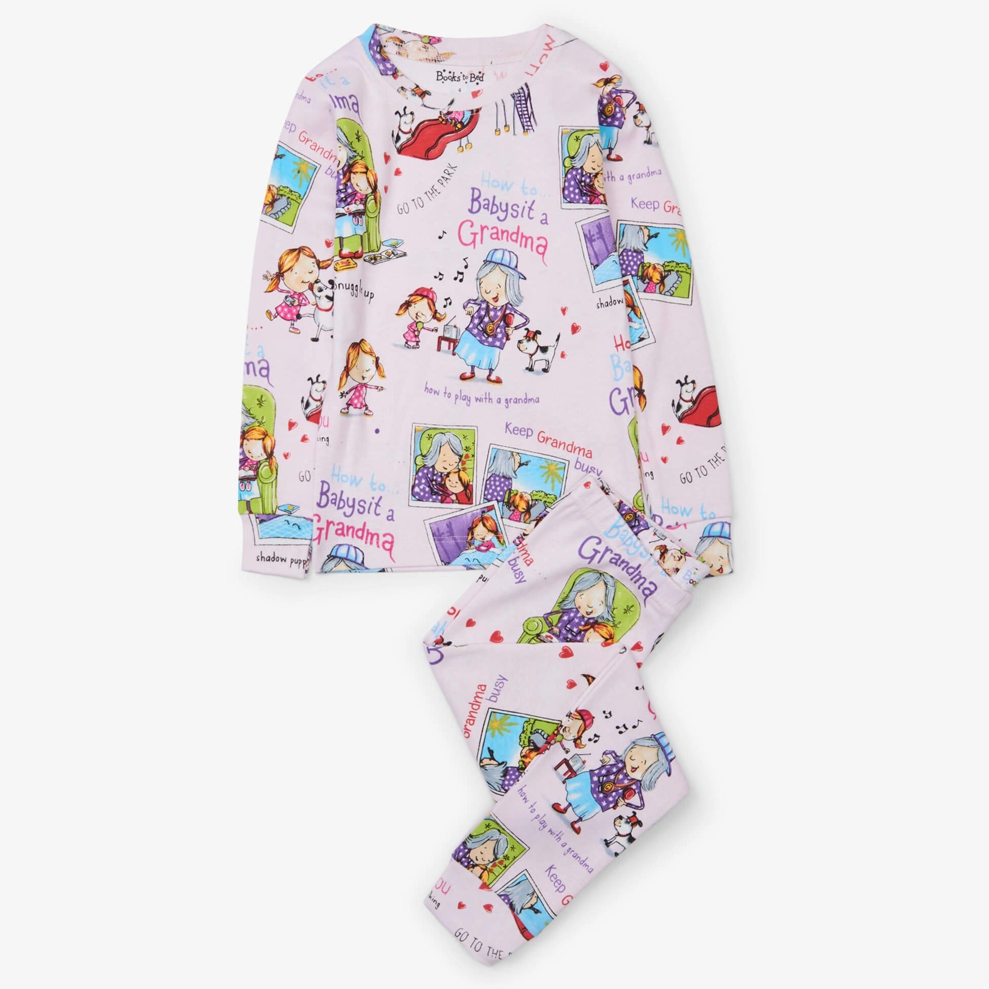 How To Babysit Grandma PJ & Book Set