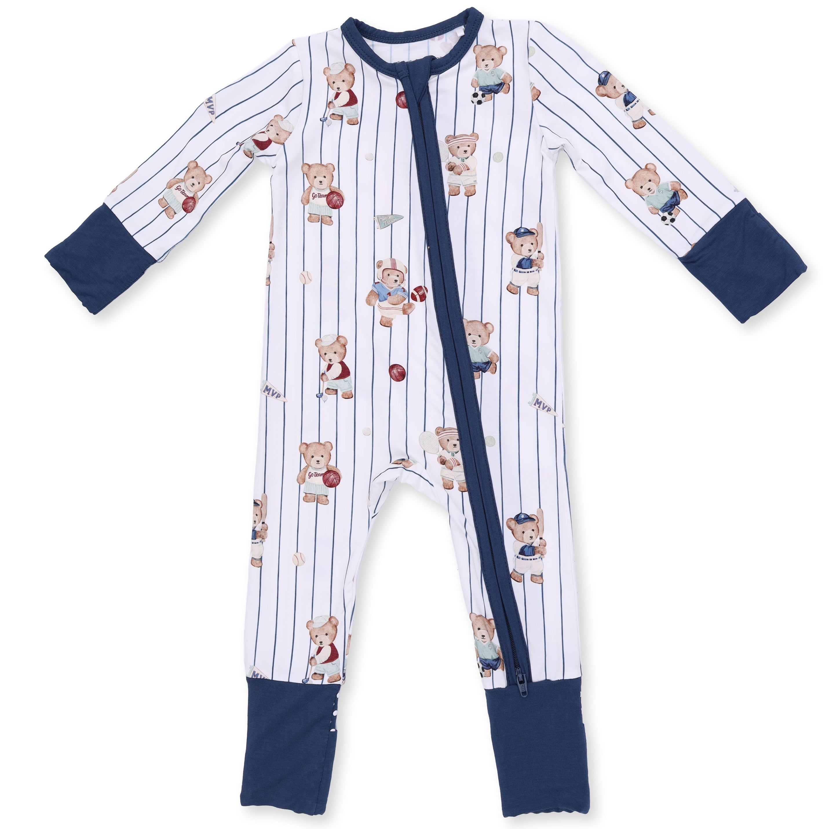 Mixed Sports Bears Convertible Romper