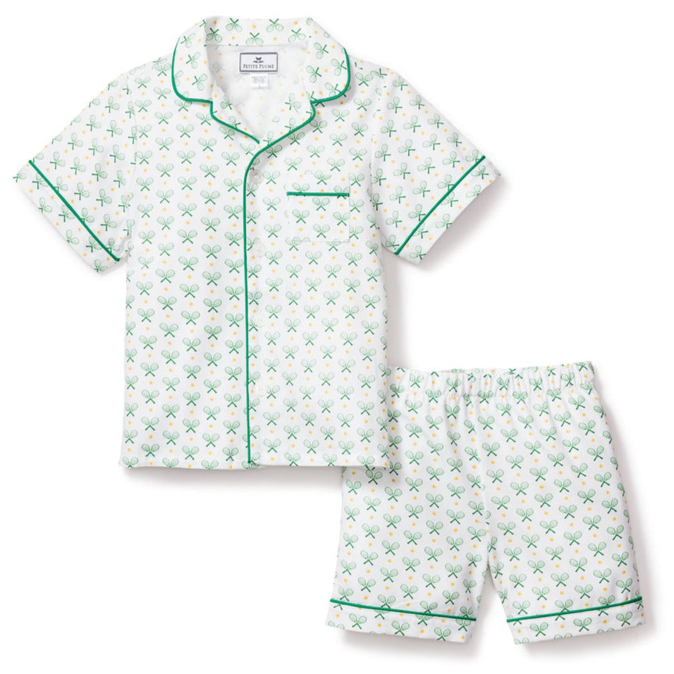 Match Point Twill Pajama Short Set - Meems