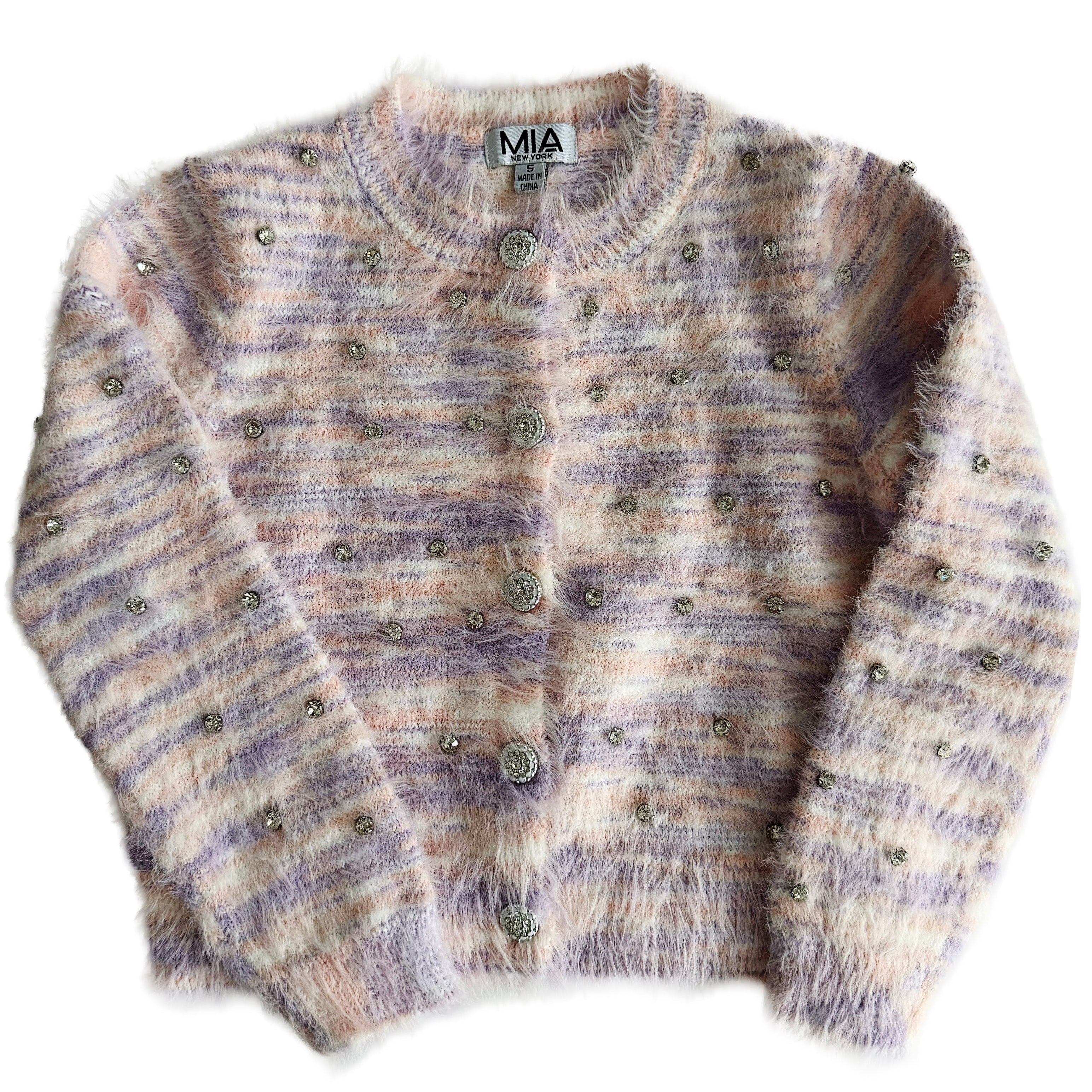 Ombre Fuzzy Cardigan