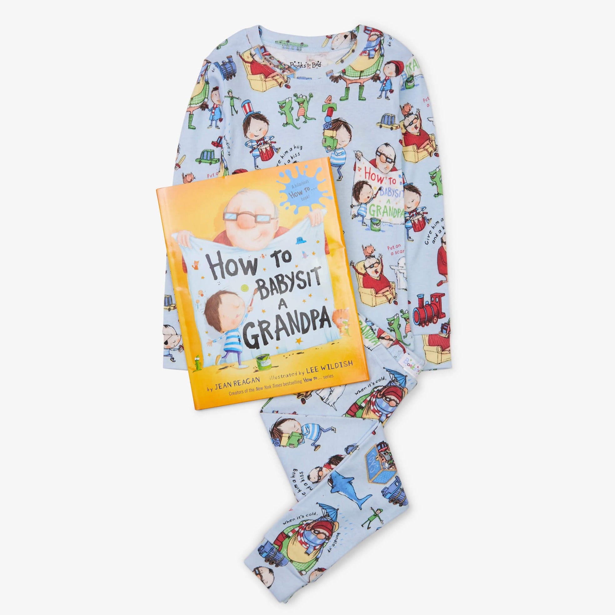 How To Babysit Grandpa PJ & Book Set
