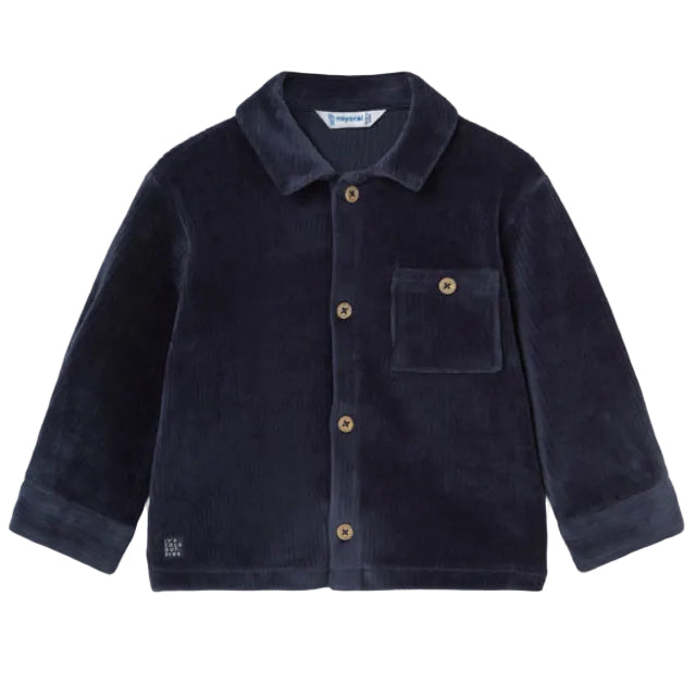 Velour Knit Overshirt