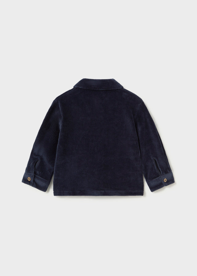 Velour Knit Overshirt