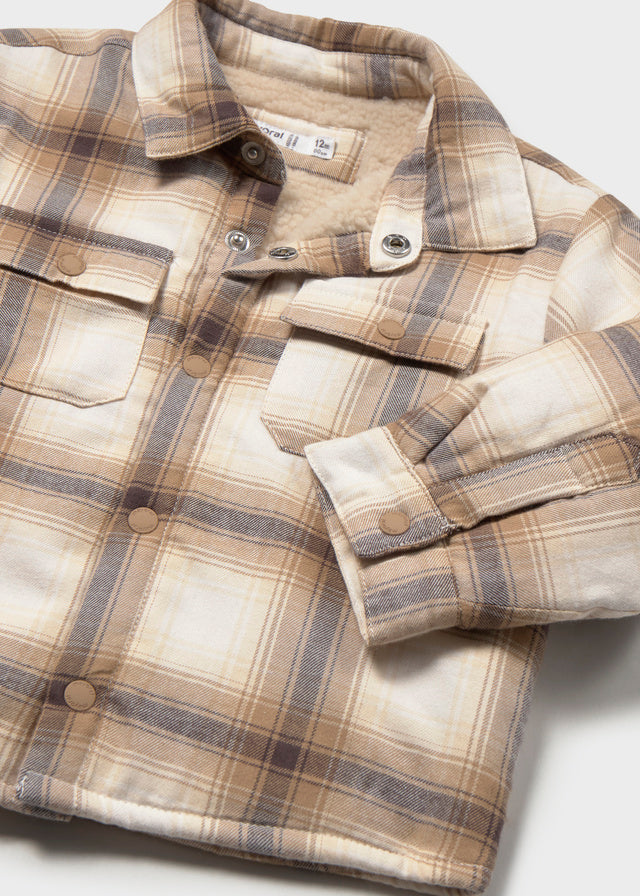 Fleece Lined Plaid Shacket