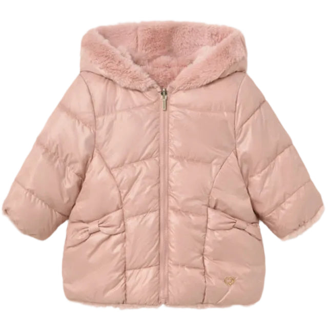 Reversible Faux Fur Puffer