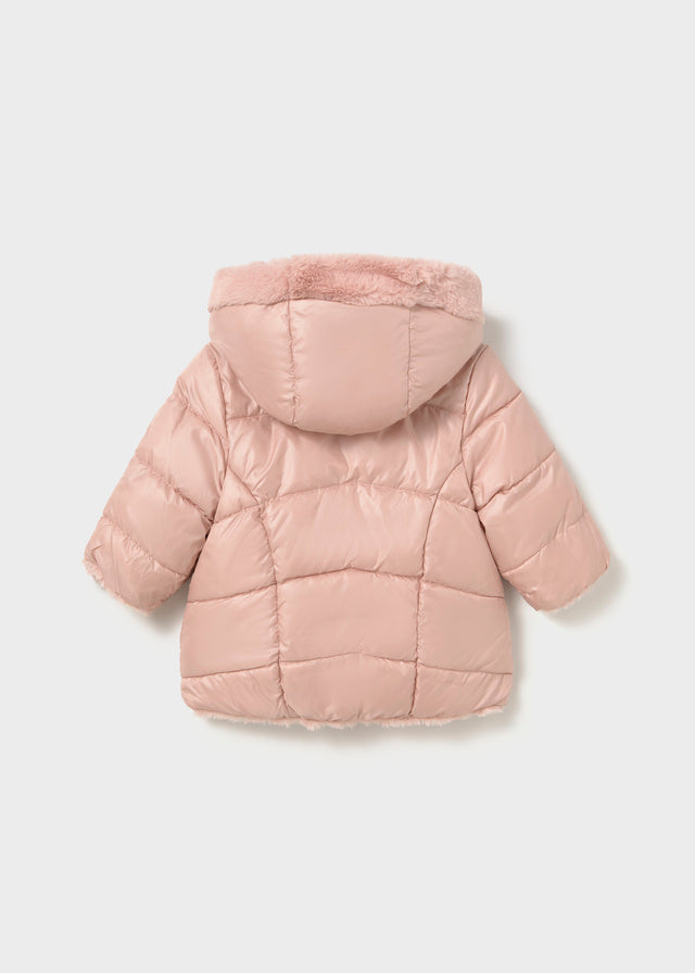 Reversible Faux Fur Puffer