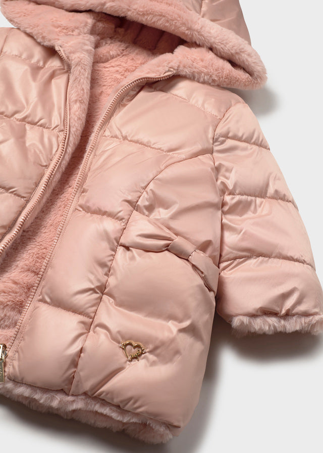 Reversible Faux Fur Puffer