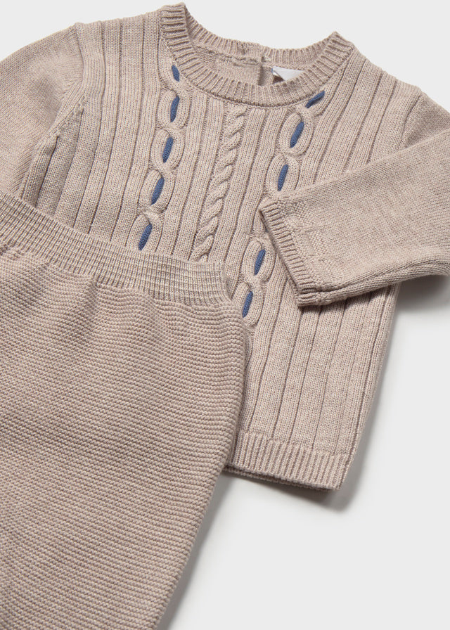 Cable Knit 3pc Sweater Set