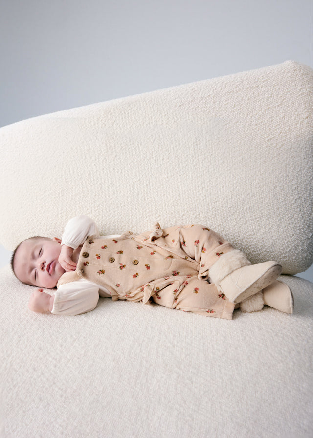Floral 2pc Dungaree Set