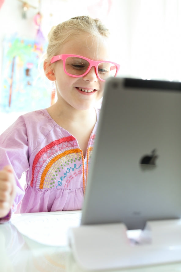 Pink Babiators Blue Light Glasses