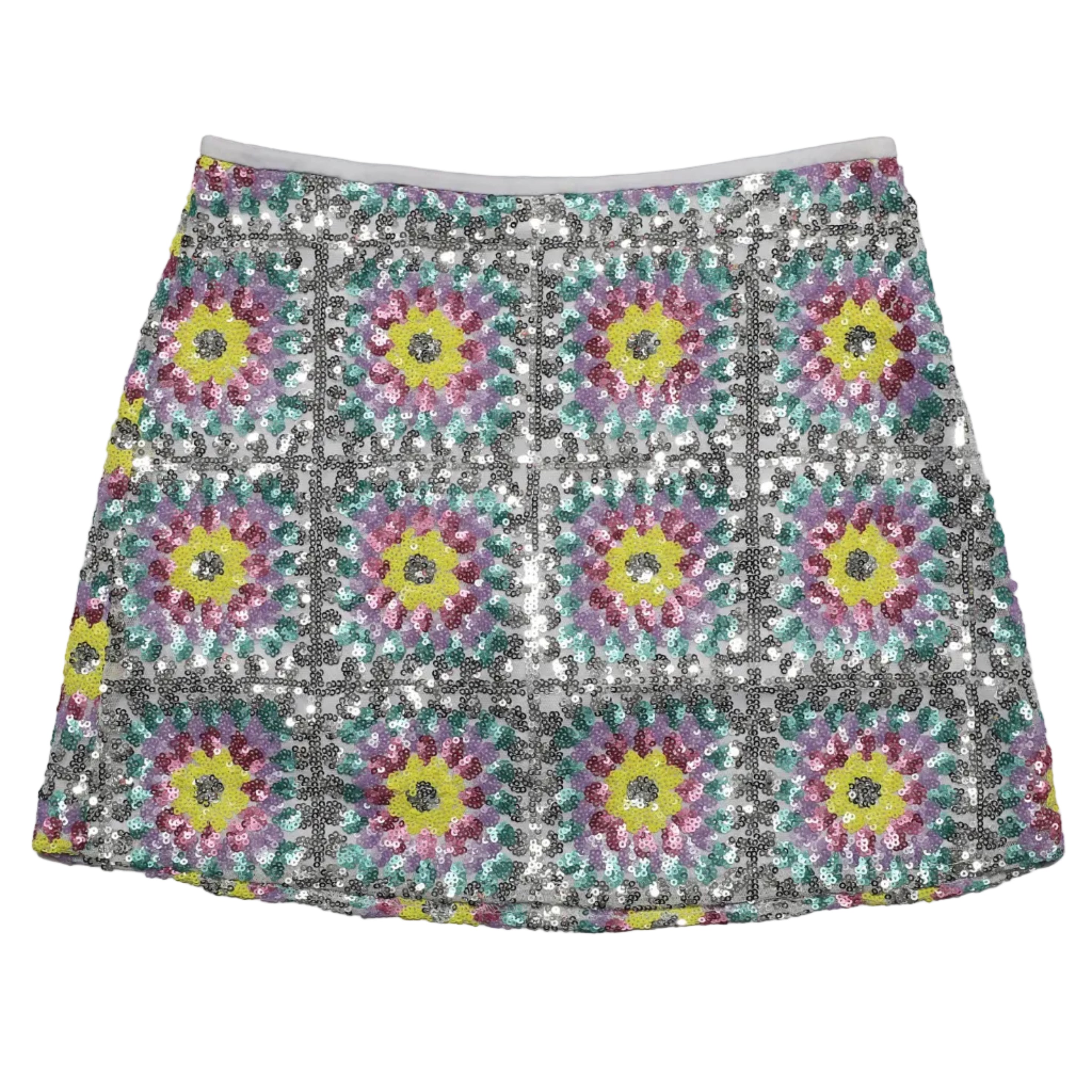 Sequin Patch Skort