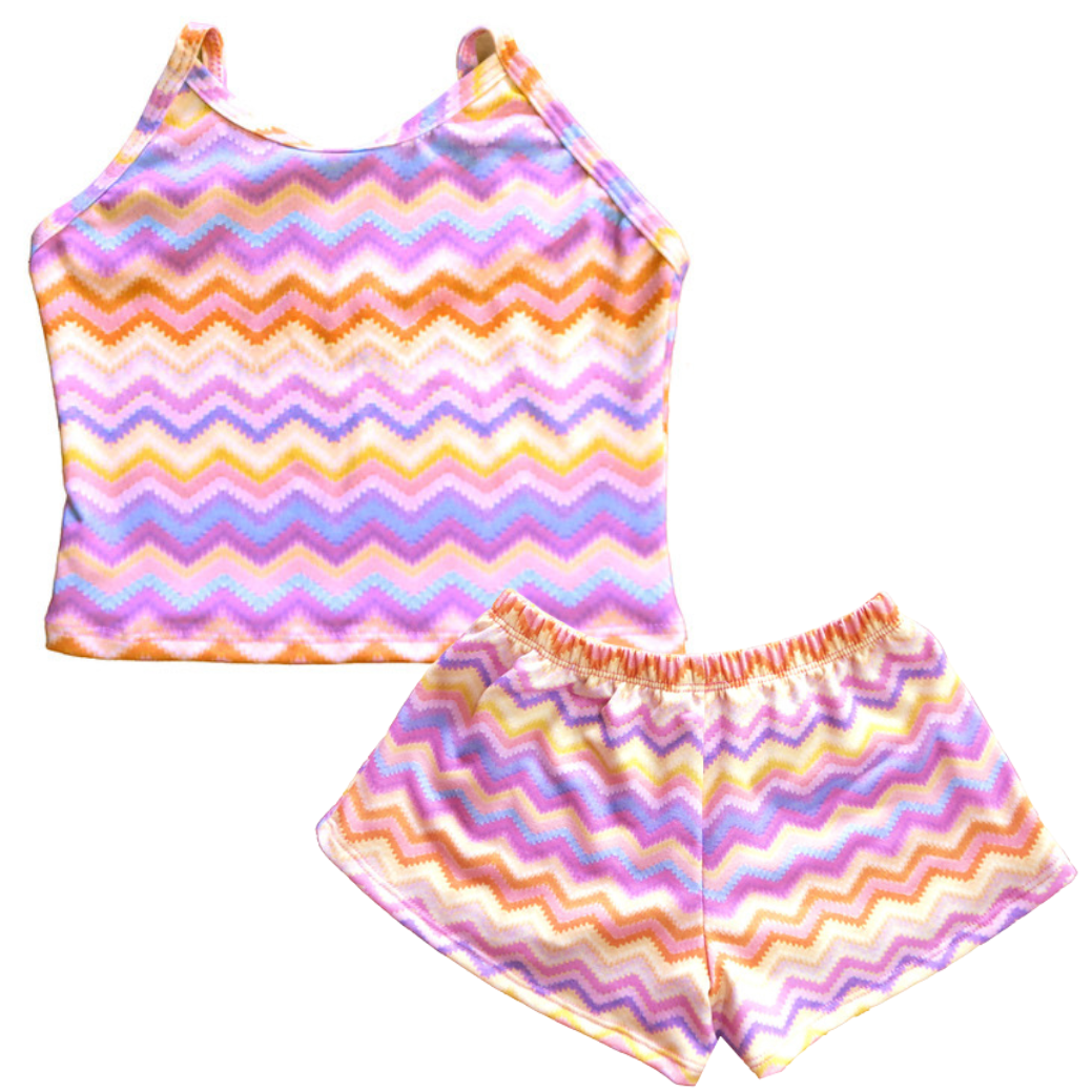 Zig Zag Cami Short Set