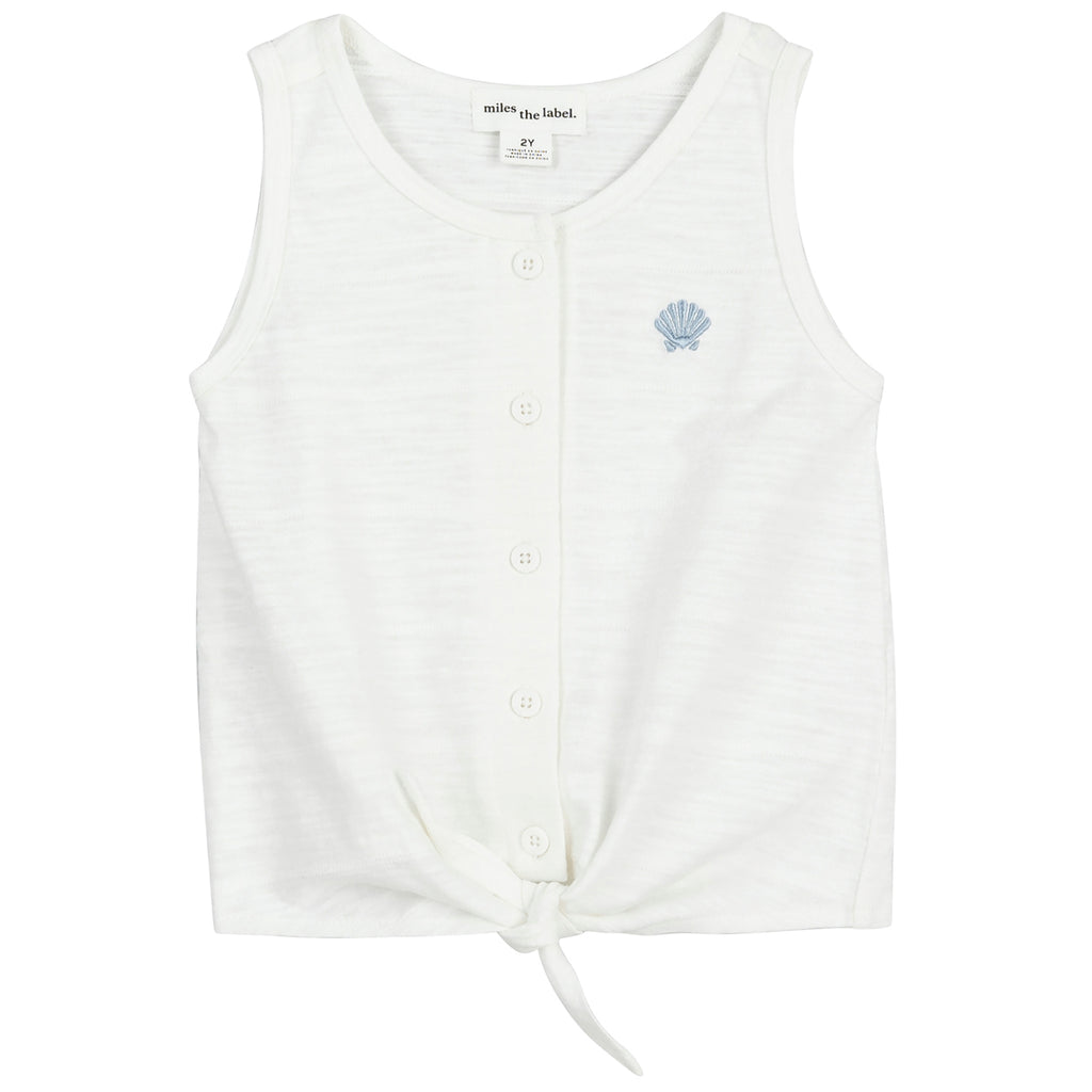 Sleeveless Tie Tank Top - Meems