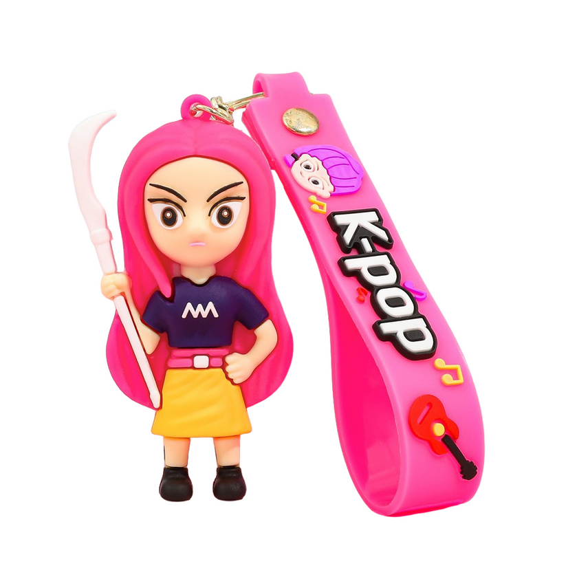 KPOP Demon Hunters Silicone Keychain - Meems
