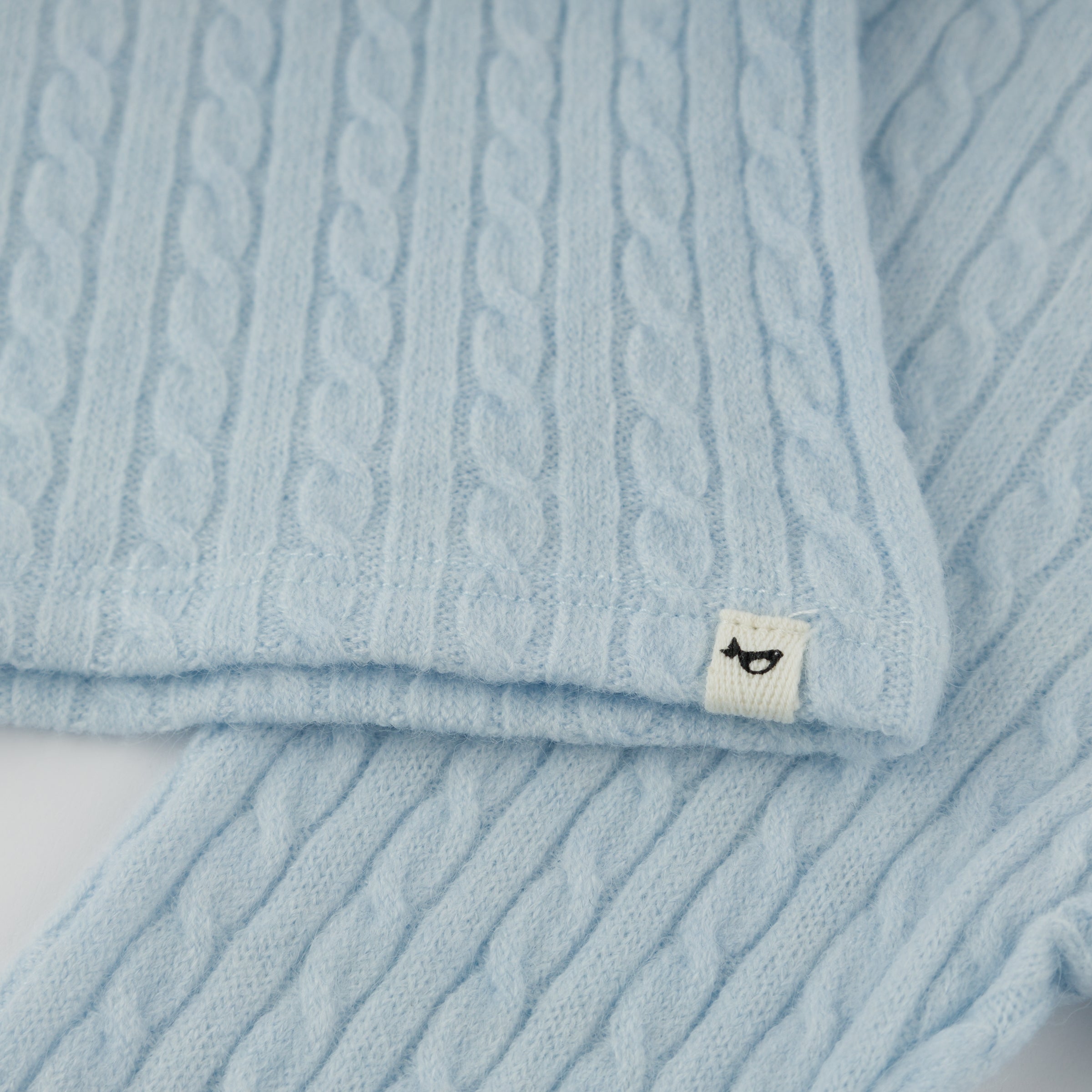 Blue Cable Knit 2 Pc Set