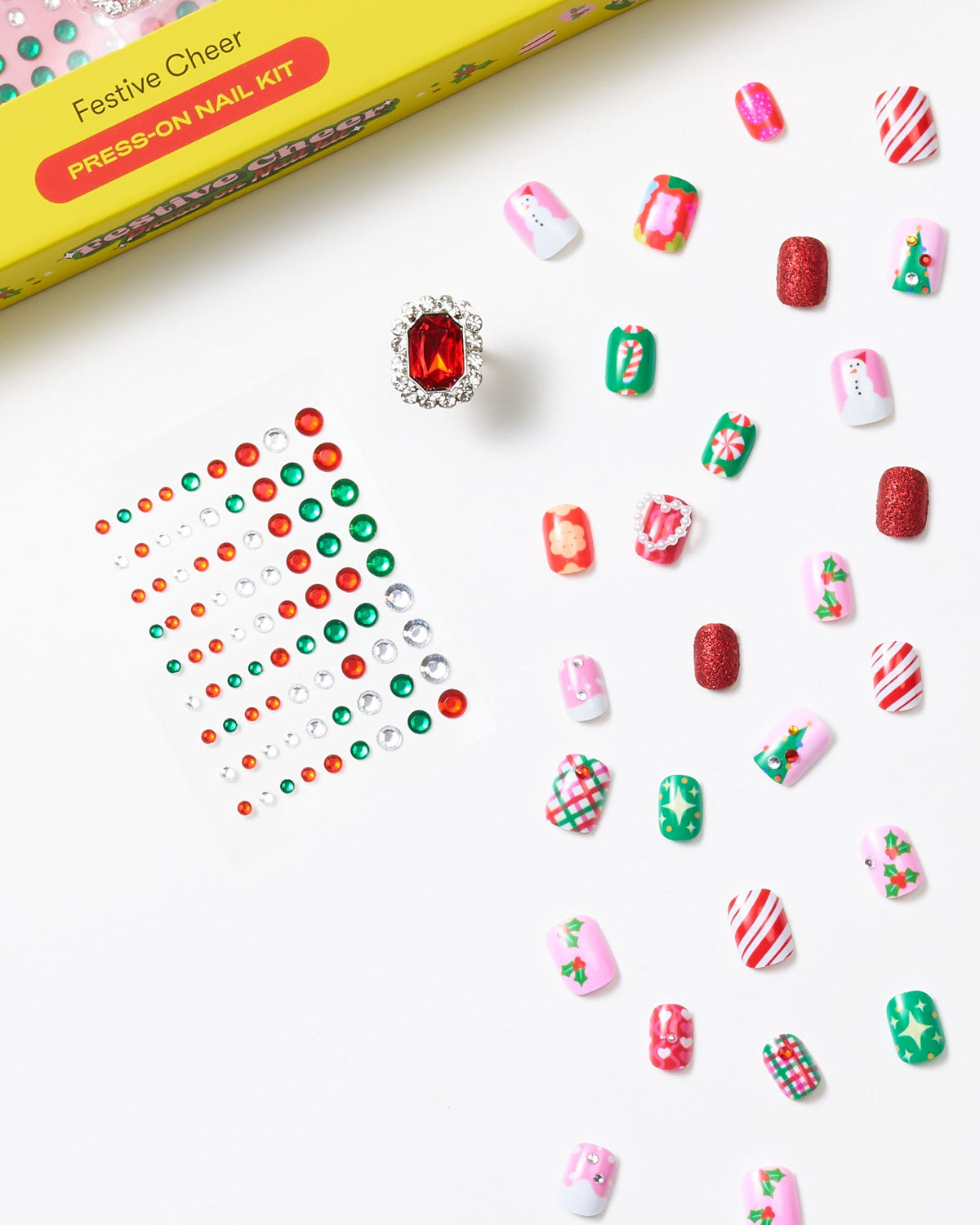 Festive Cheer Press On Nails