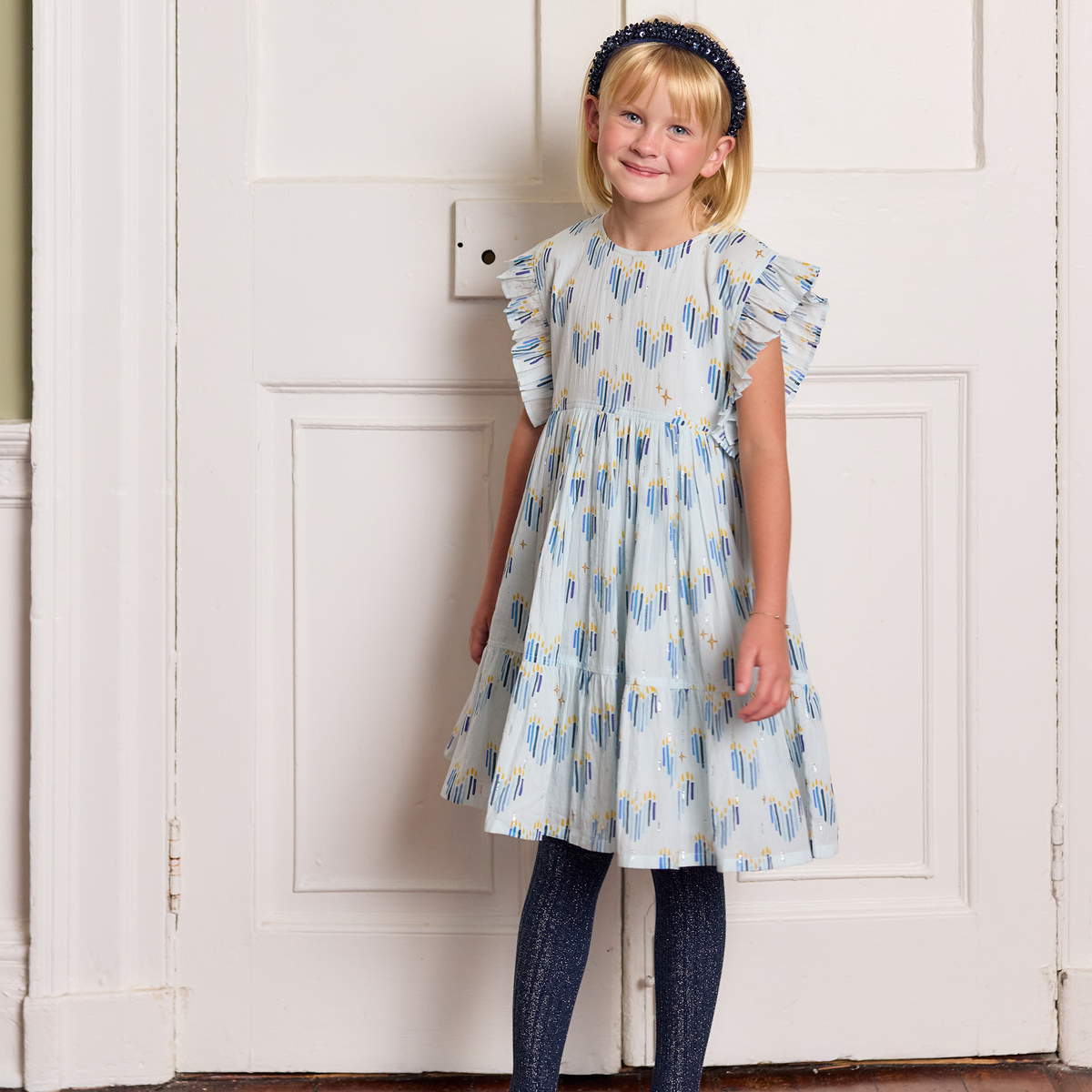 Menorah Hearts Kit Dress - Meems