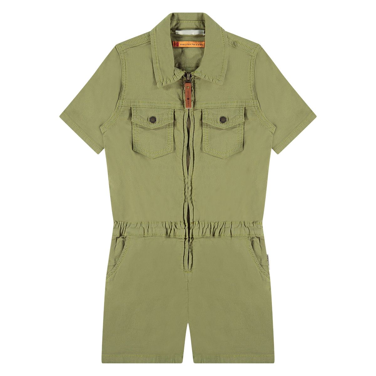 Girls Short Sleeve Romper