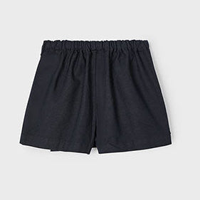 Heart Clasp Linen Skort