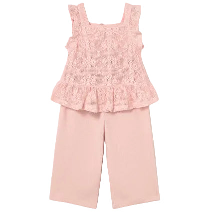 Pink Crochet Knit Set - Meems